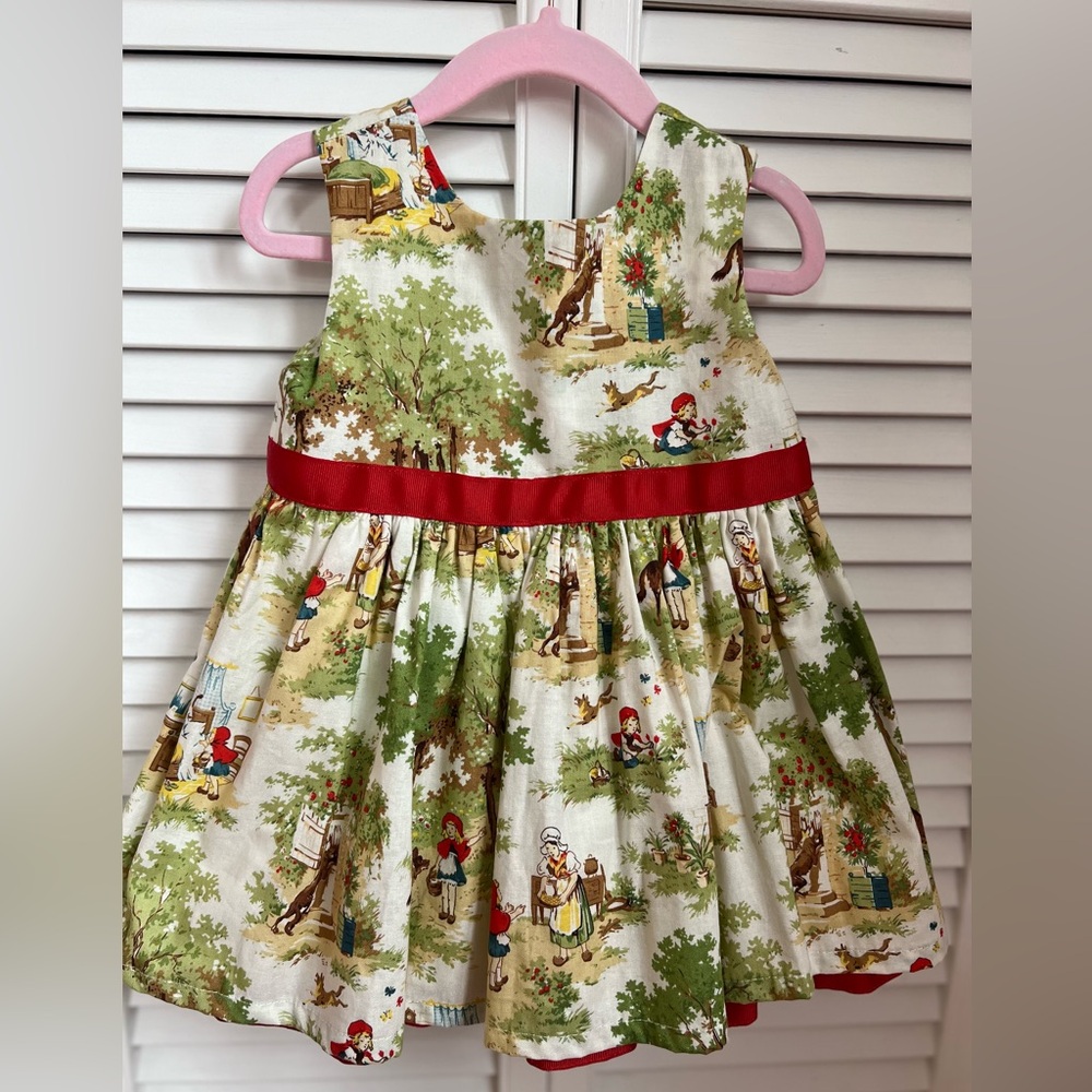 BNWOT Girls 24 month LITTLE RED RIDING HOOD FORMAL DRESS